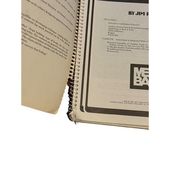 Mel Bays Funk Drumming Jim Payne VTG 1982 Slow Blues Rock Jazz Time Samba READ - Picture 7 of 7